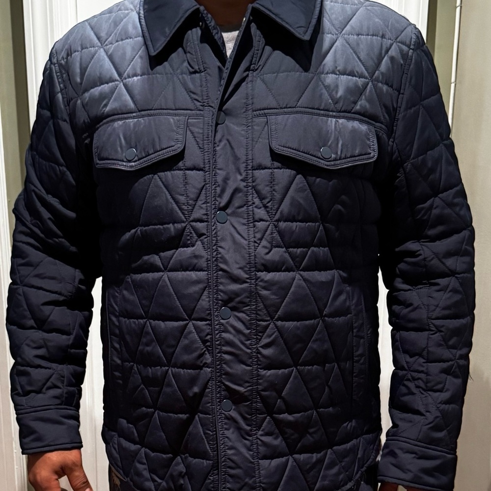 Quilted Navy Jacket - image 1